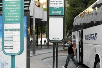 Los usuarios de la red metropolitana de bus tendrán un transbordo gratuito en Zaragoza