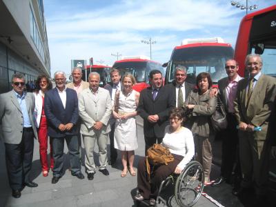 Dos nuevos vehículos para la línea Zaragoza-Villanueva-San Mateo