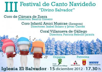 III Festival de Canto Navideño 'Divino Salvador'